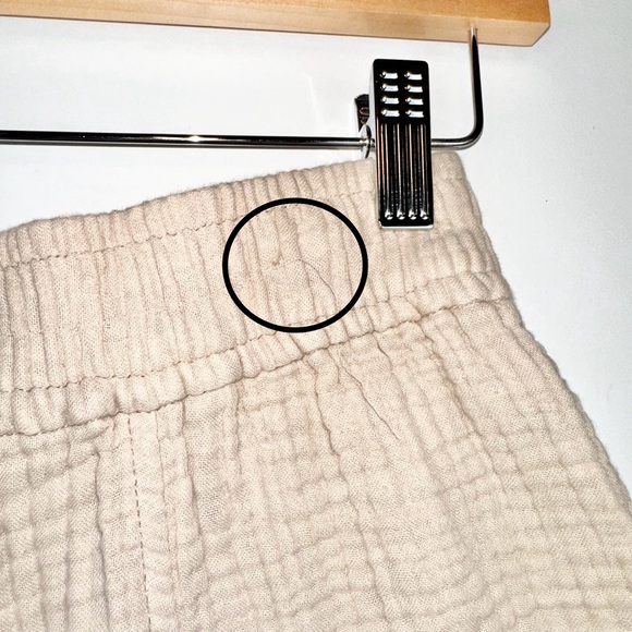 Madewell Petite Lightspun Pull-On Balloon Pants In Dried Flax XSP - Picture 8 of 11